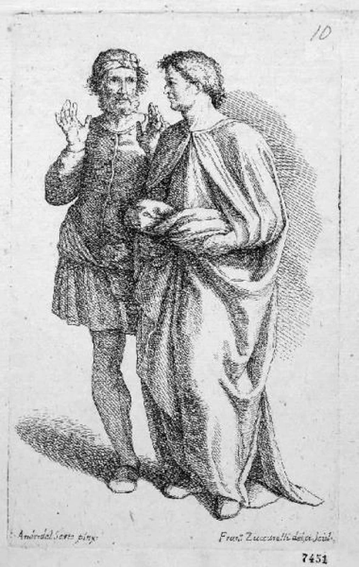 Storia dei Padri Serviti dipinta nel monastero dell'Annunciata di Firenze - incisore, Pinacoteca Tosio Martinengo, Brescia